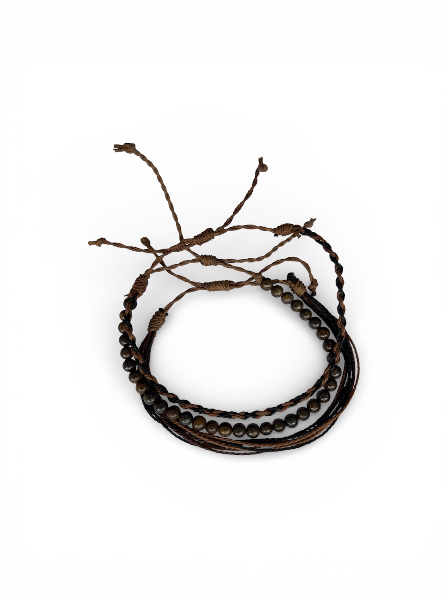 Weave Bracelet - Coffee Brown