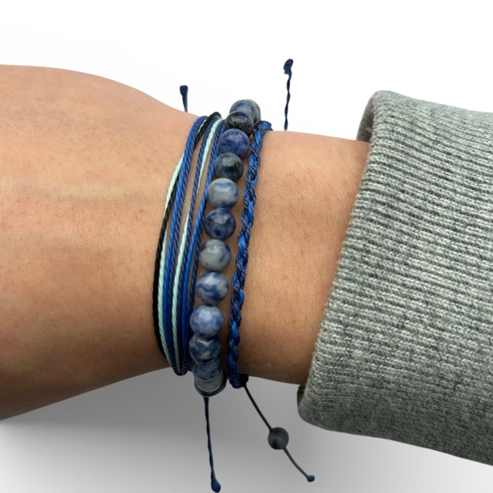 Weave Bracelet - Ocean Blue
