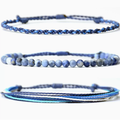 Weave Bracelet - Ocean Blue